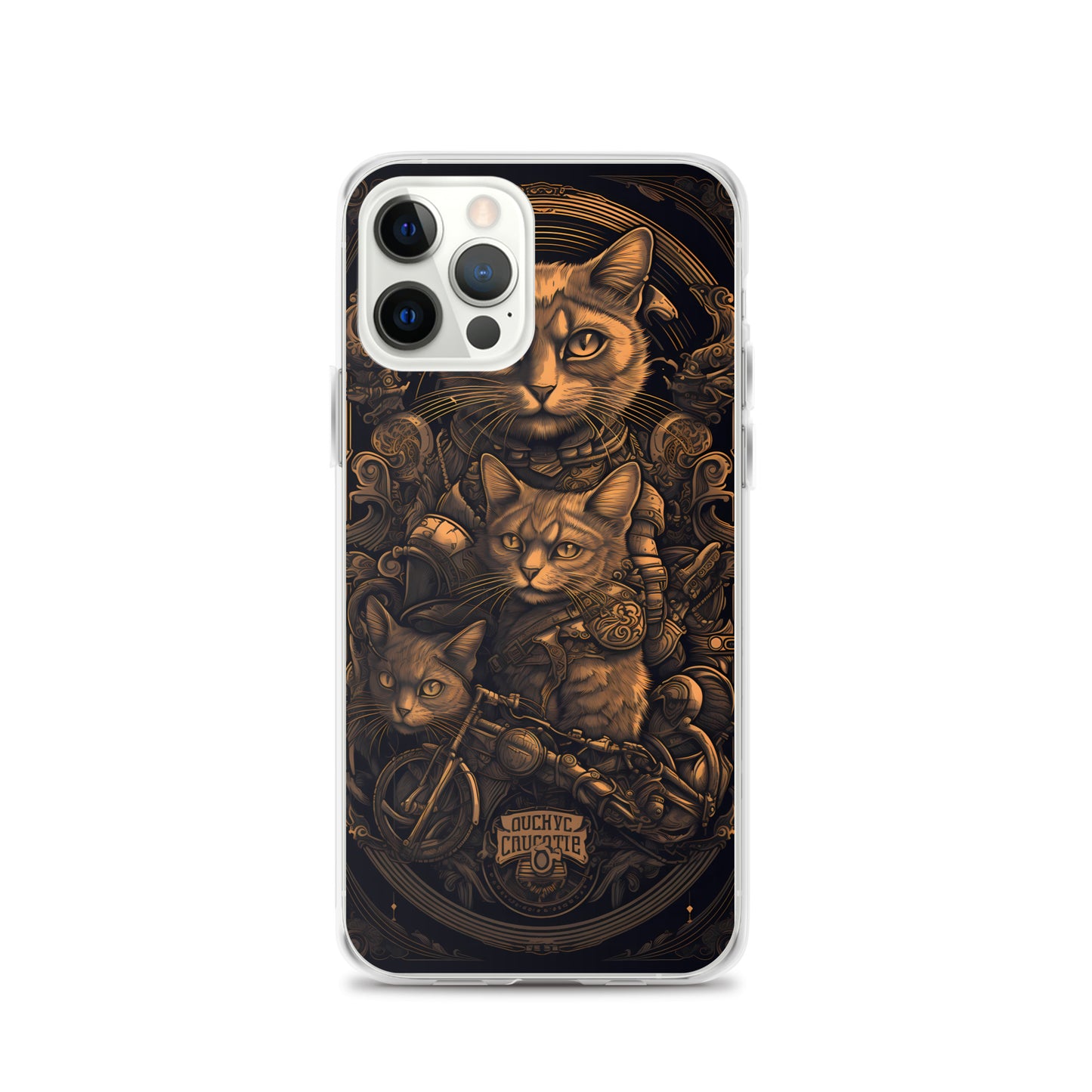 iPhone Case - Dieselpunk Cat Print