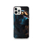 iPhone Case - Black Lab in Cyber City