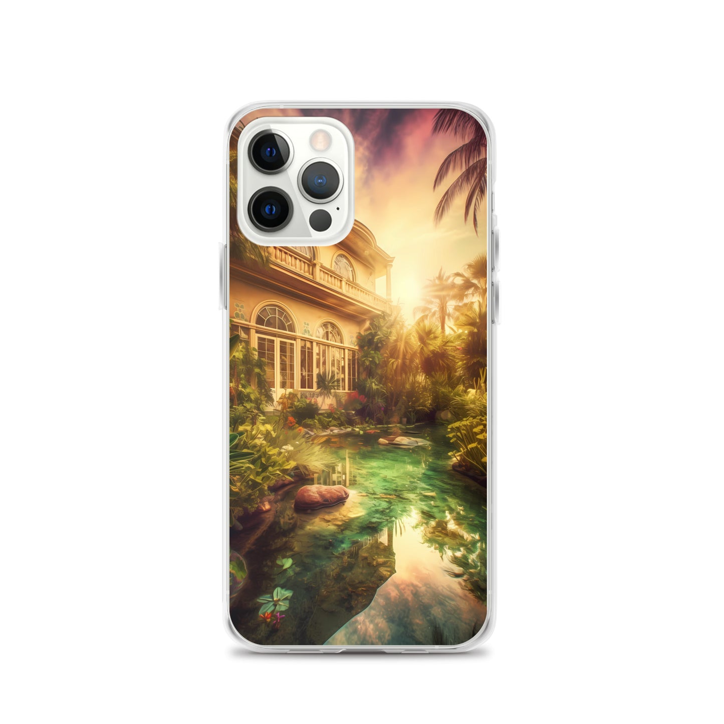 iPhone Case - Tropical Villa at Dusk