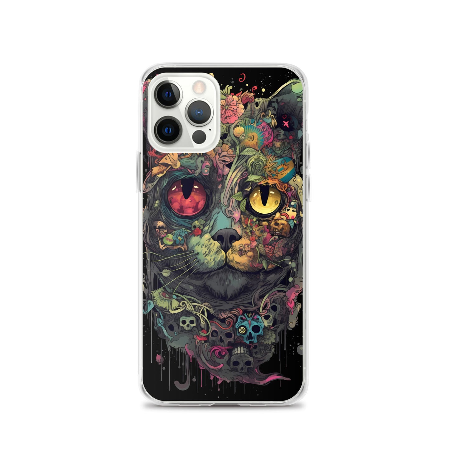 iPhone Case - Skullcat Psychedelia