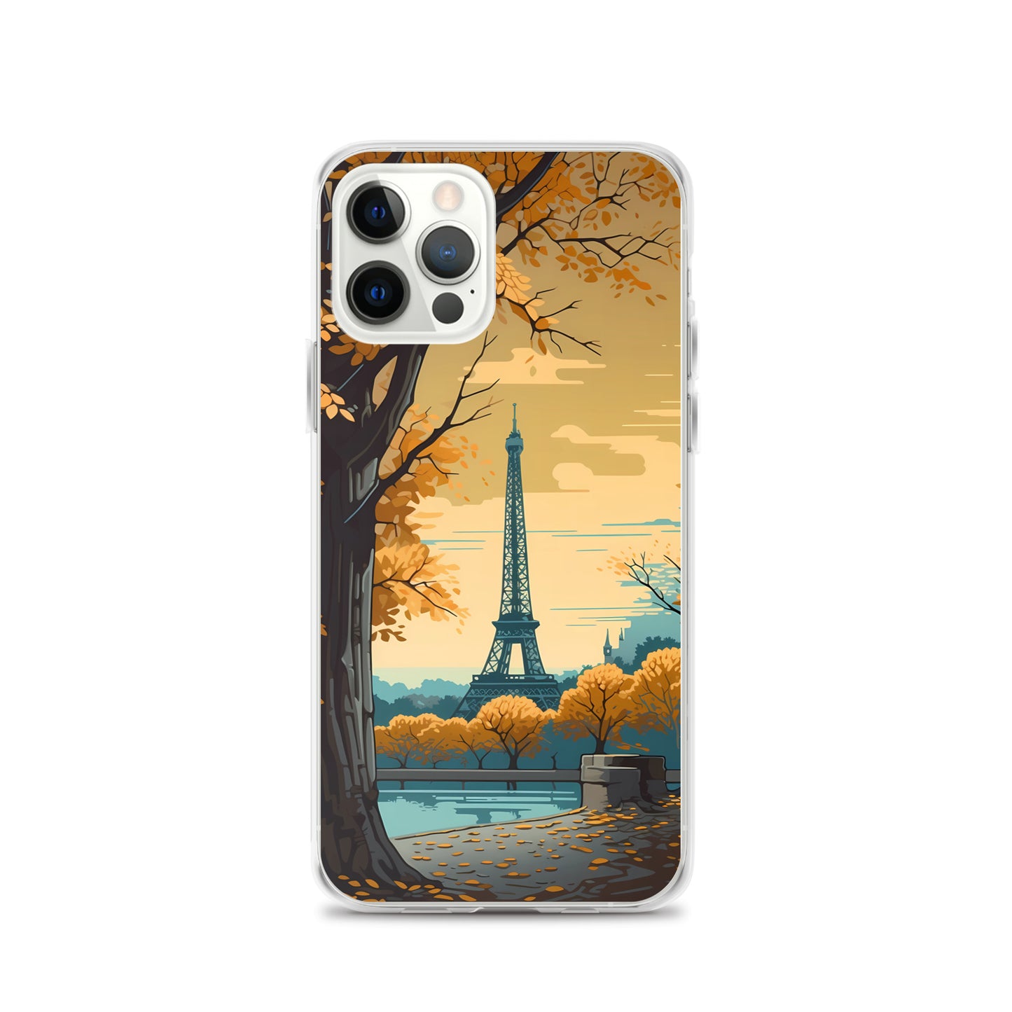 iPhone Case - Golden Eiffel Tower