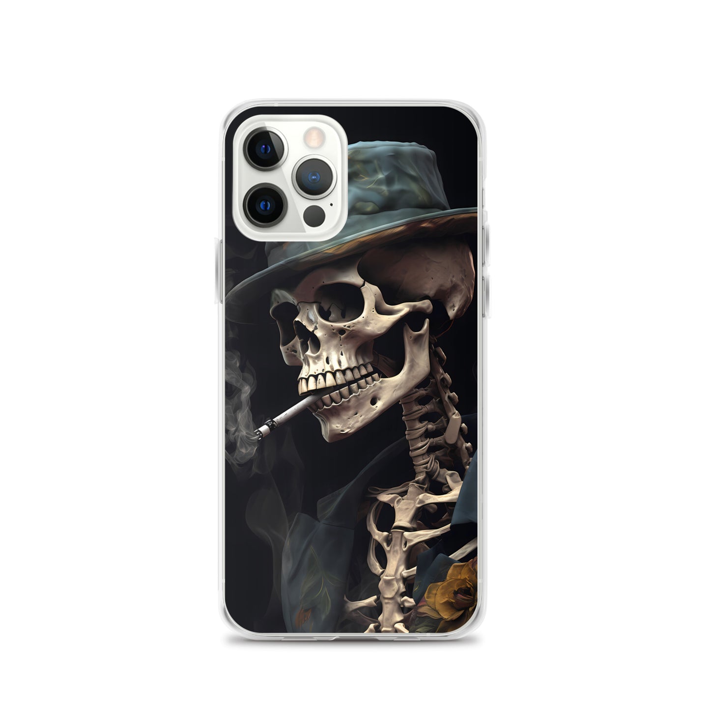 iPhone Case - Gentleman Smoking Skeleton