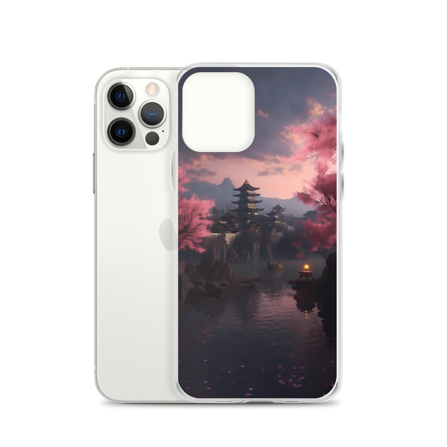 iPhone Case - Cherry Blossoms on Lake