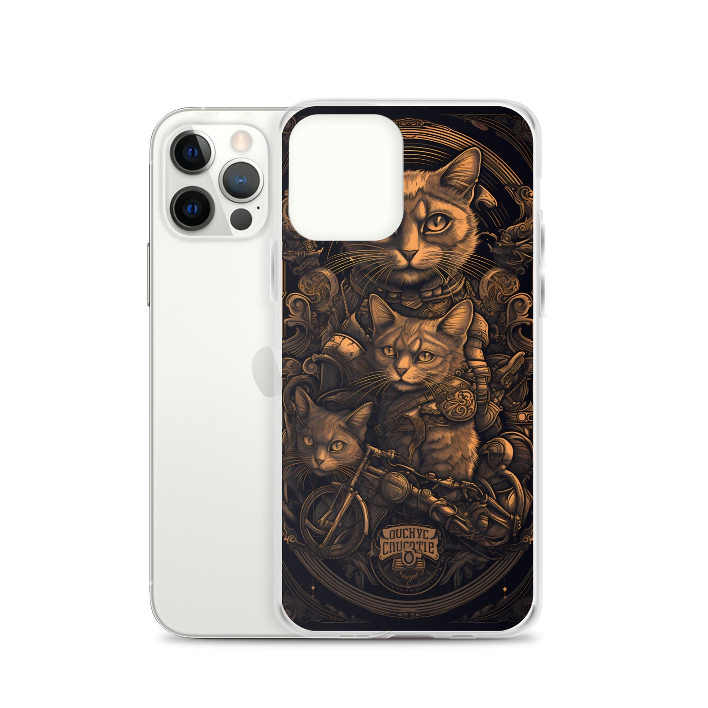 iPhone Case - Dieselpunk Cat Print