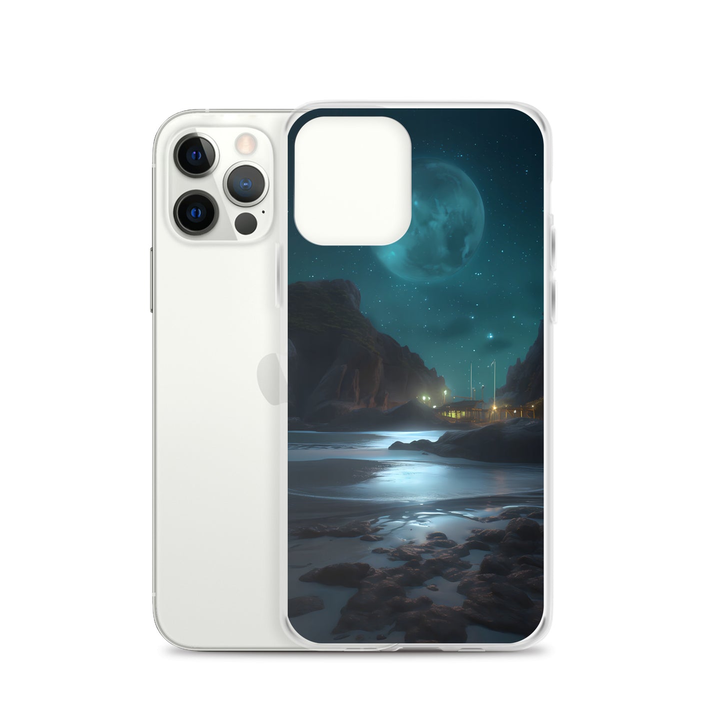 iPhone Case - Moonlit Coastal