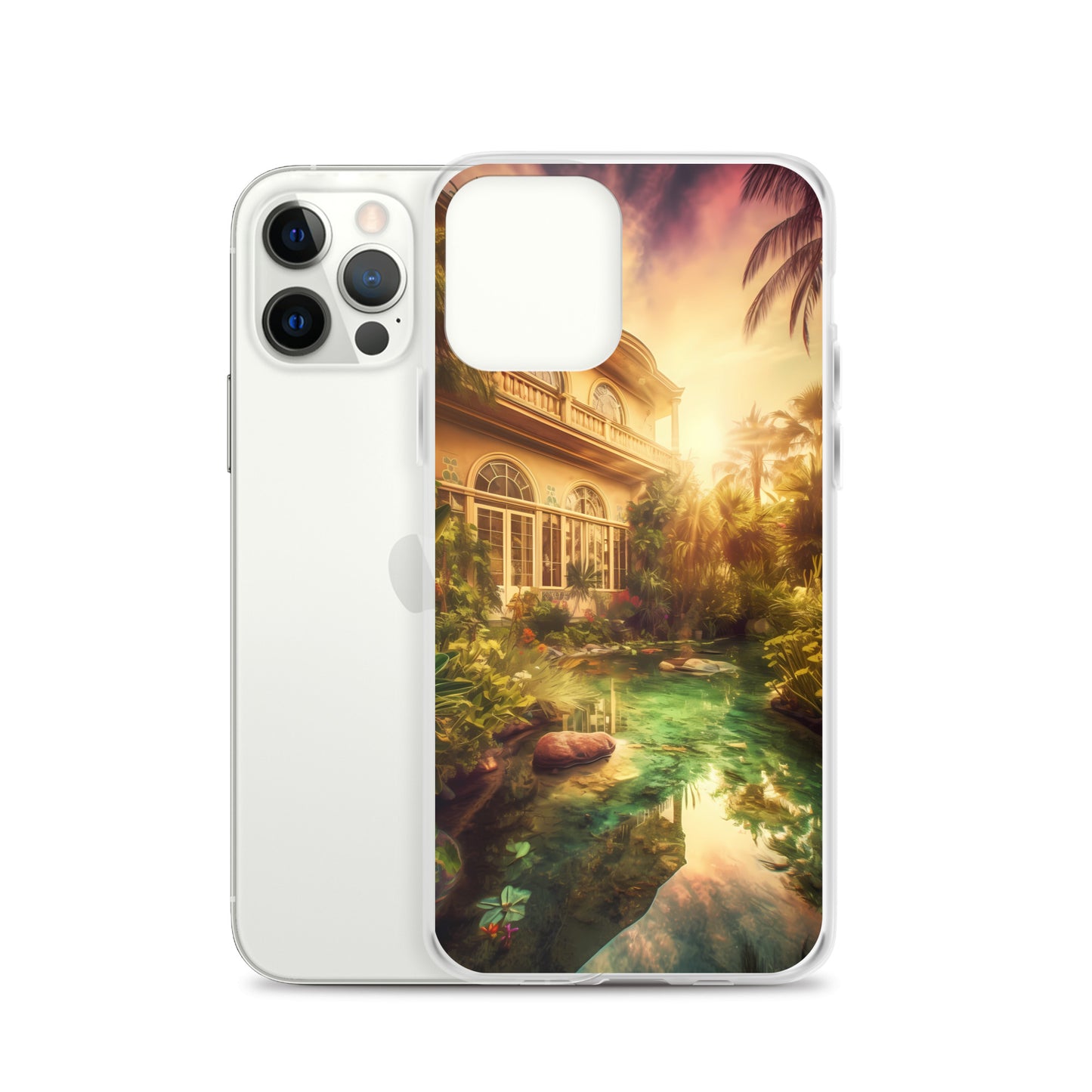 iPhone Case - Tropical Villa at Dusk