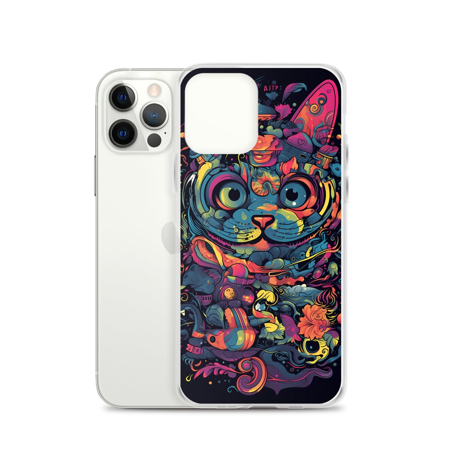 iPhone Case - Psychedelia Cat