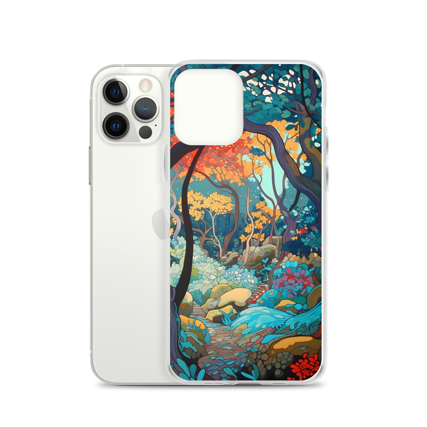 iPhone Case - Colorful Tree Landscape