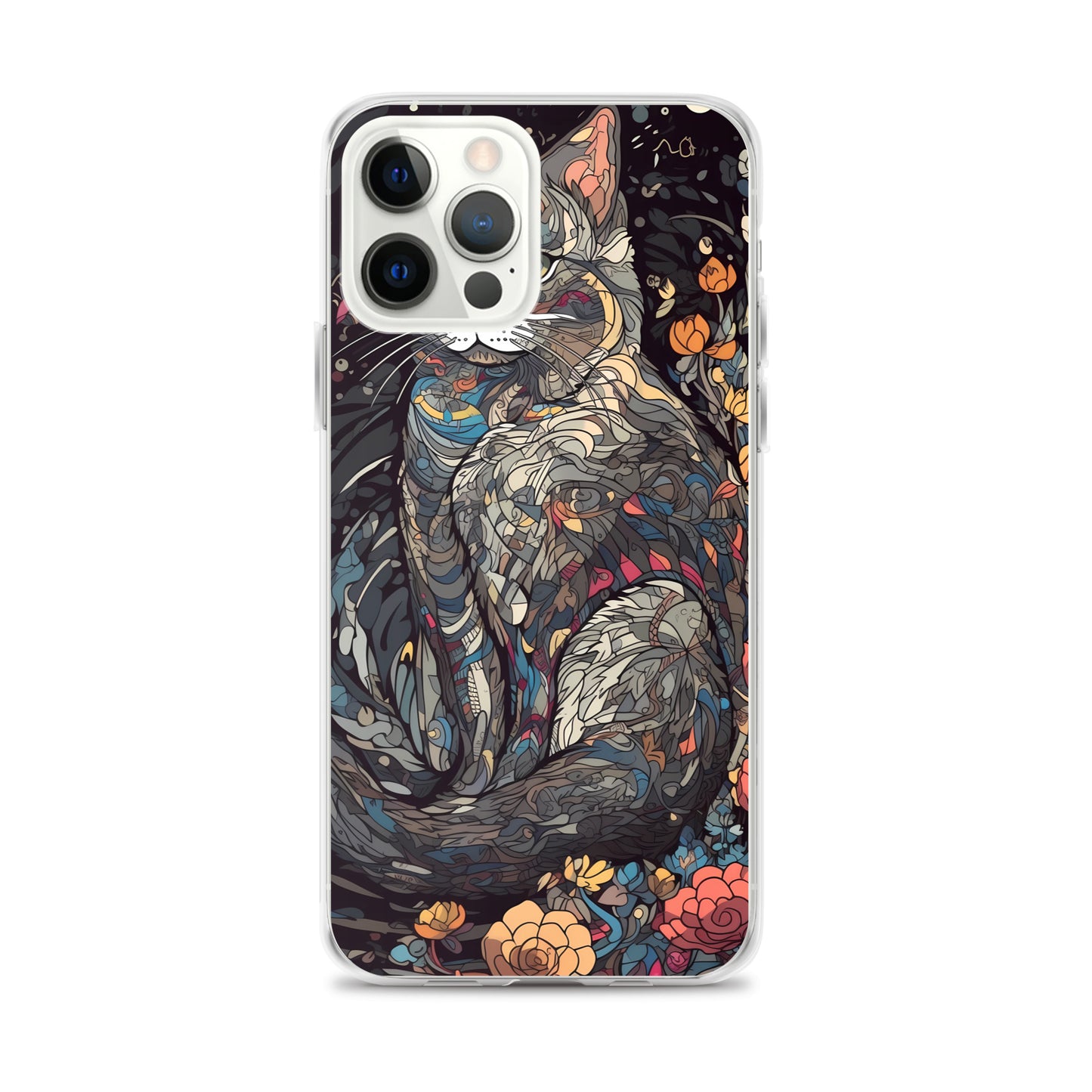 iPhone Case - Gray Cat Garden
