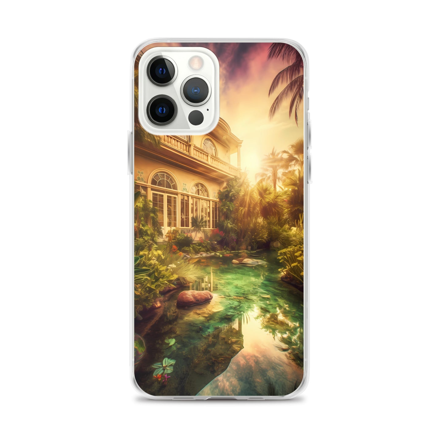 iPhone Case - Tropical Villa at Dusk