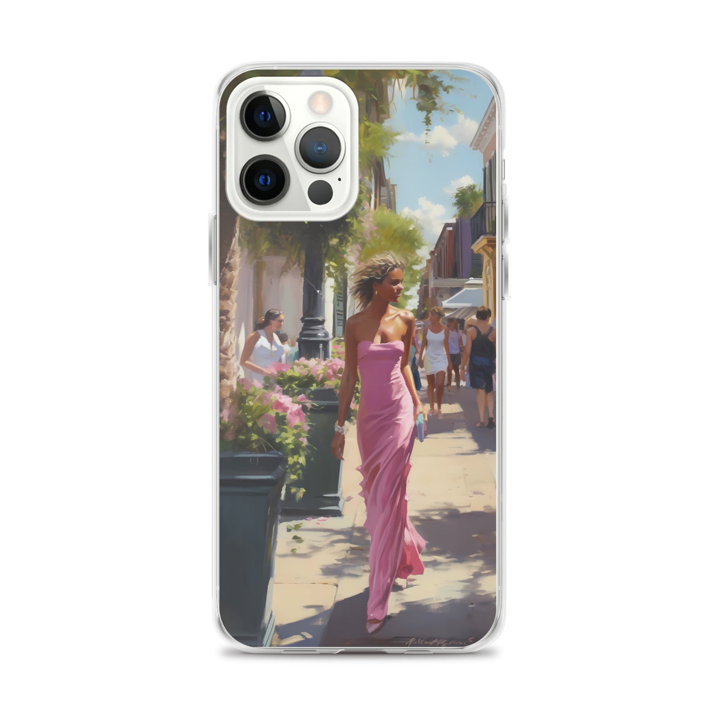 iPhone Case - Pink Lady in the City