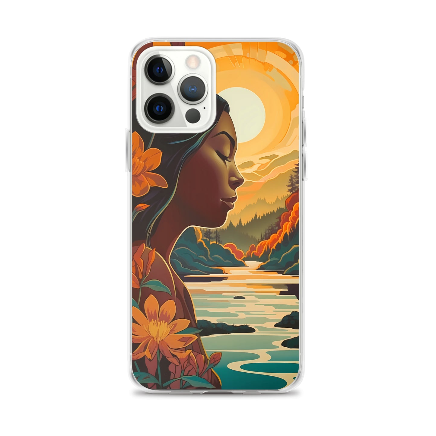 iPhone Case - Woman in Golden Landscape