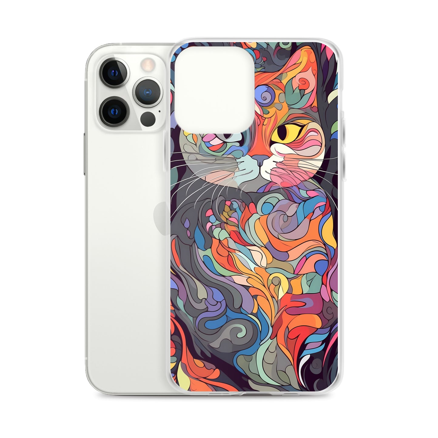 iPhone Case - Psychedelic Cat