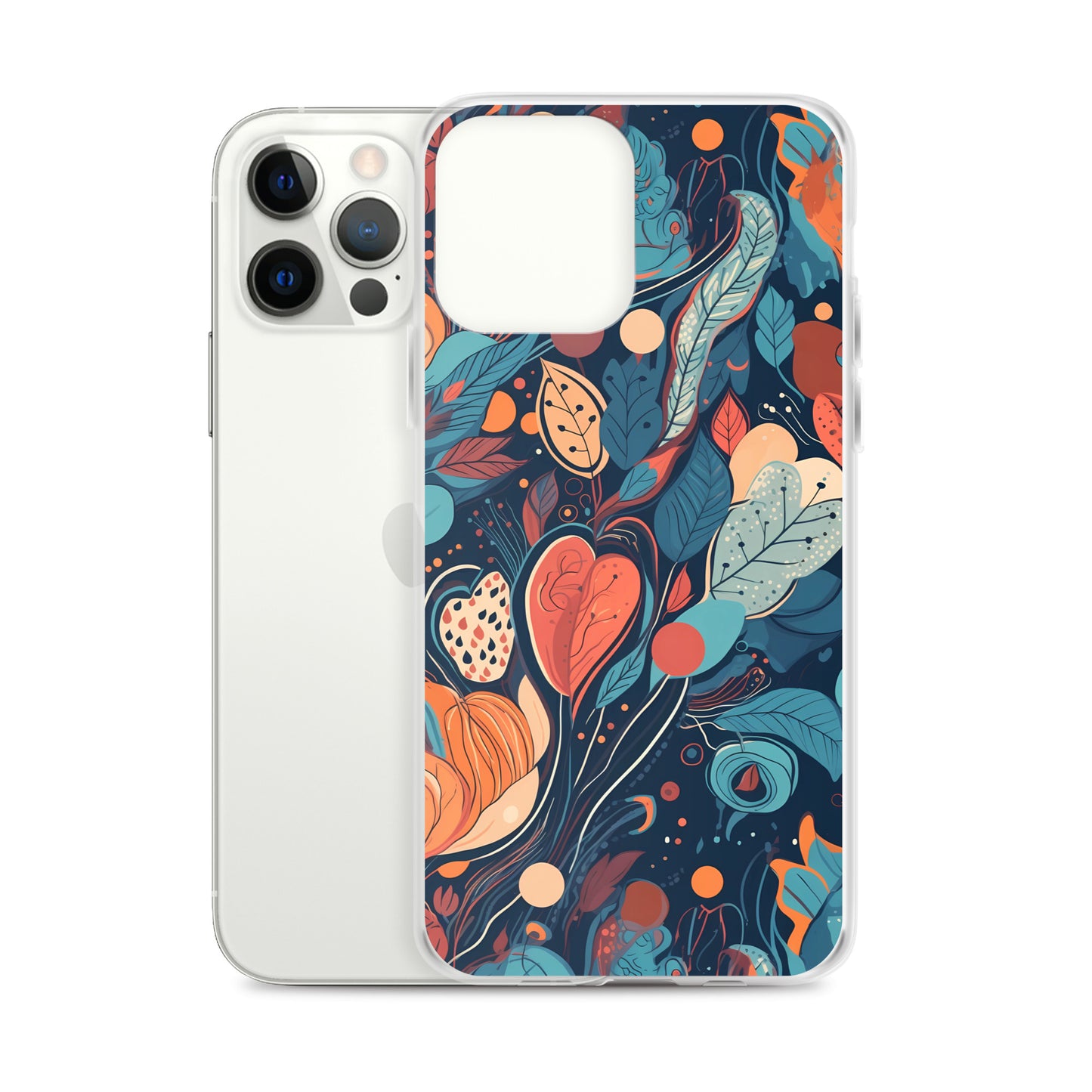 iPhone Case -  Whimsical Leaf Pattern