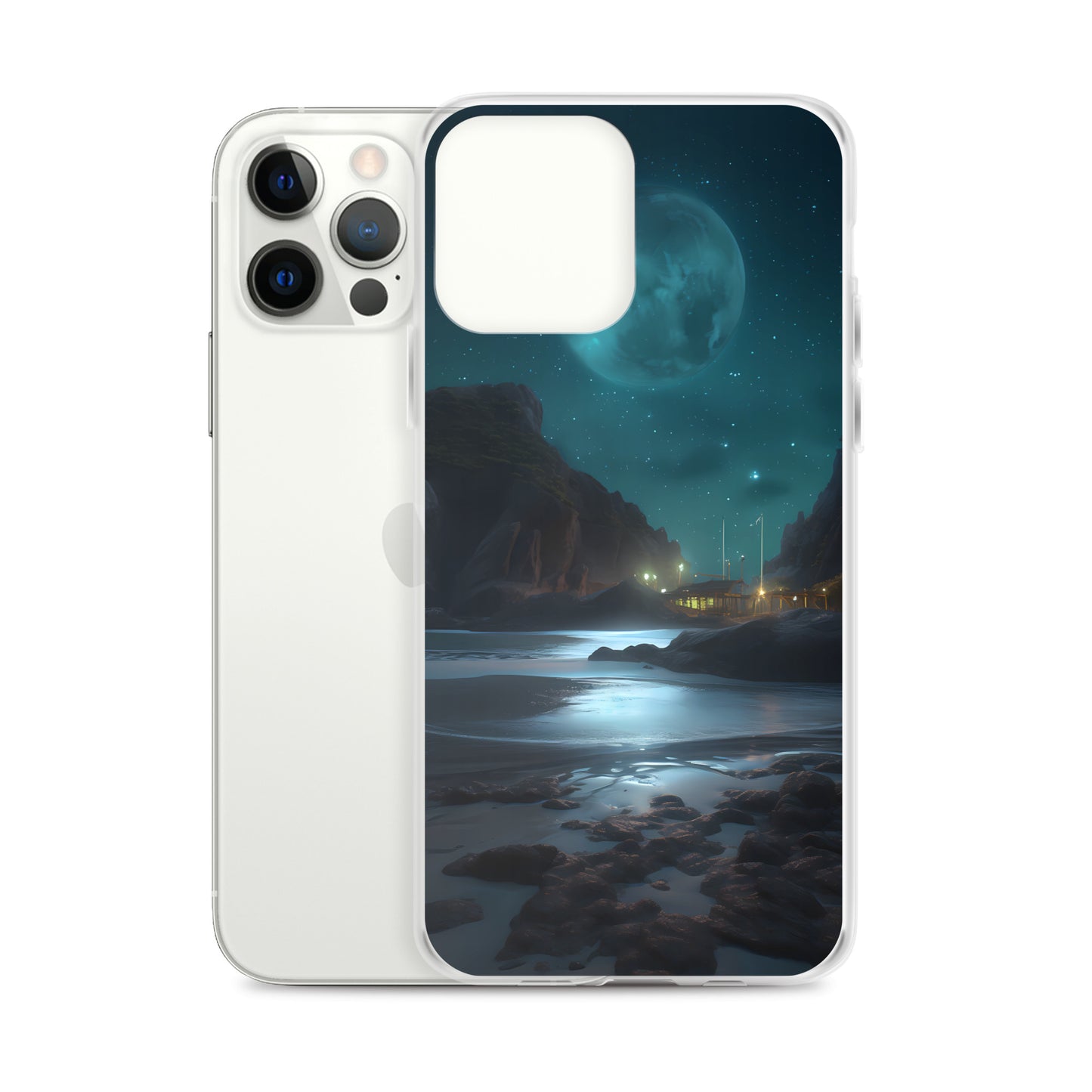 iPhone Case - Moonlit Coastal