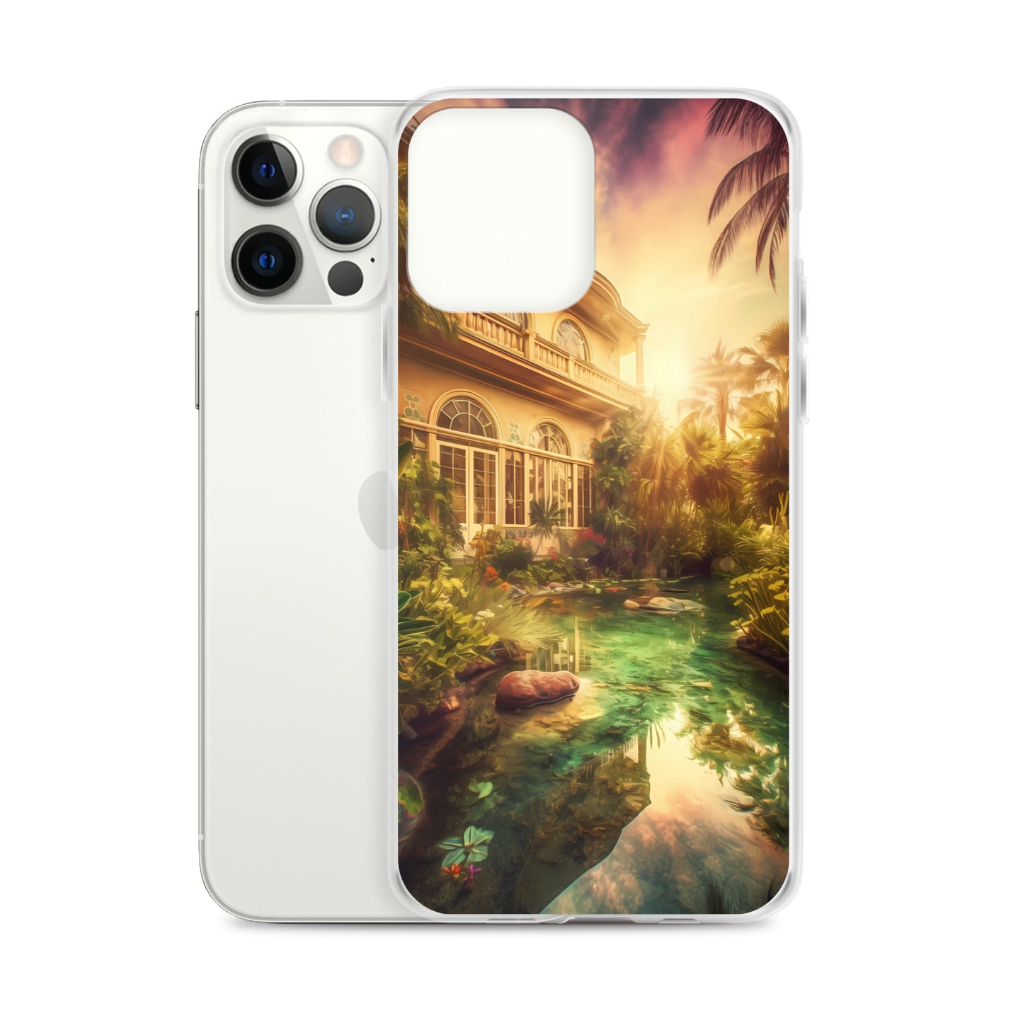 iPhone Case - Tropical Villa at Dusk