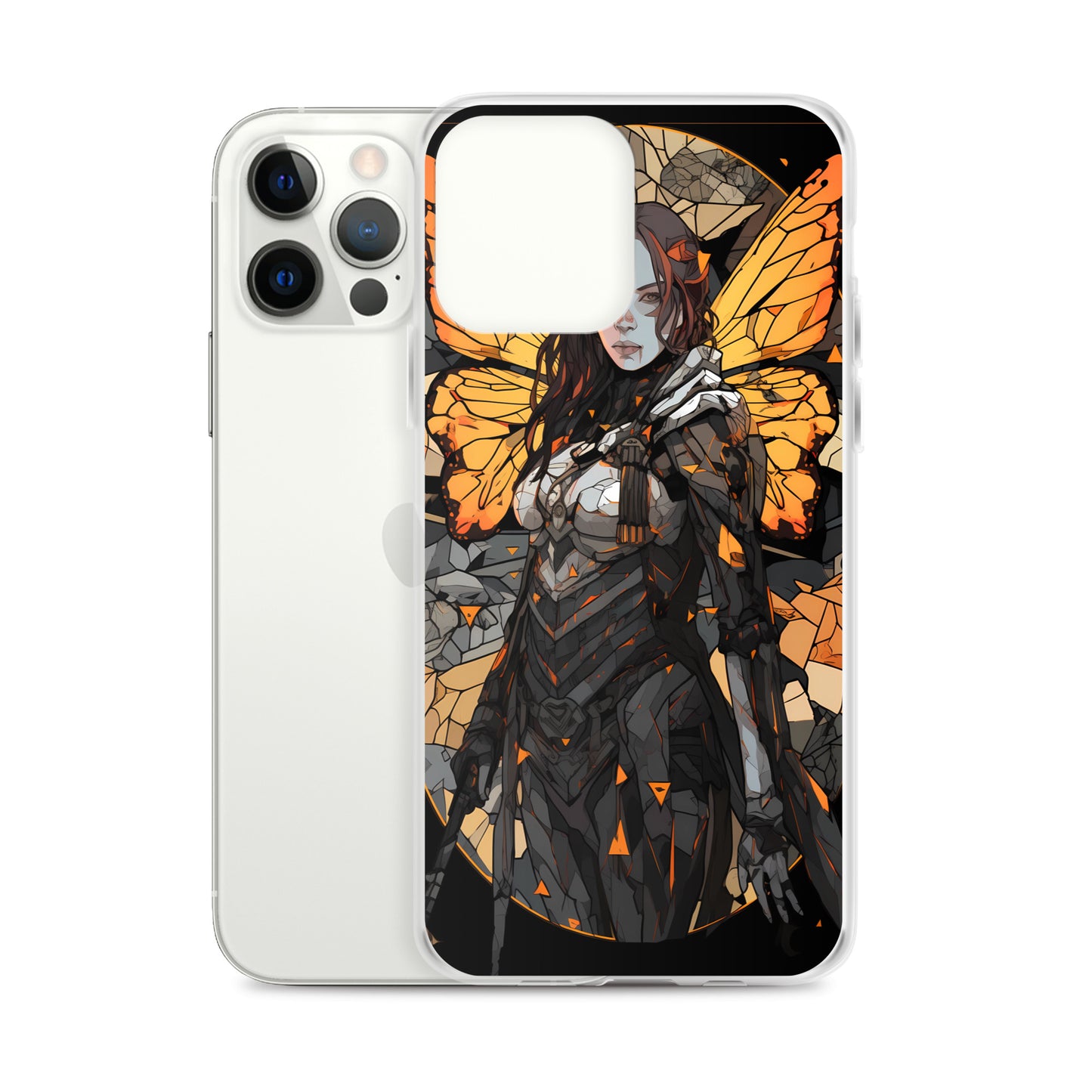 iPhone Case - Winged Woman Stained Glass