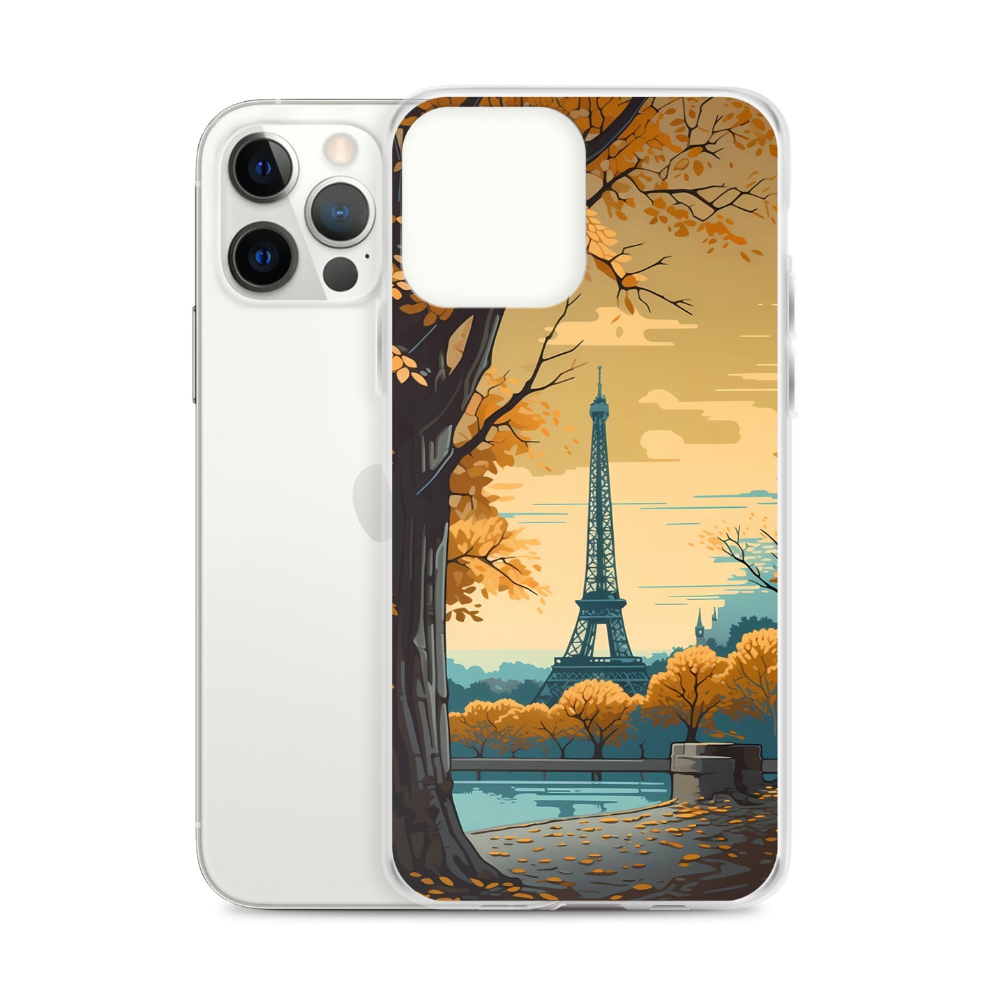 iPhone Case - Golden Eiffel Tower
