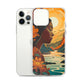 iPhone Case - Woman in Golden Landscape