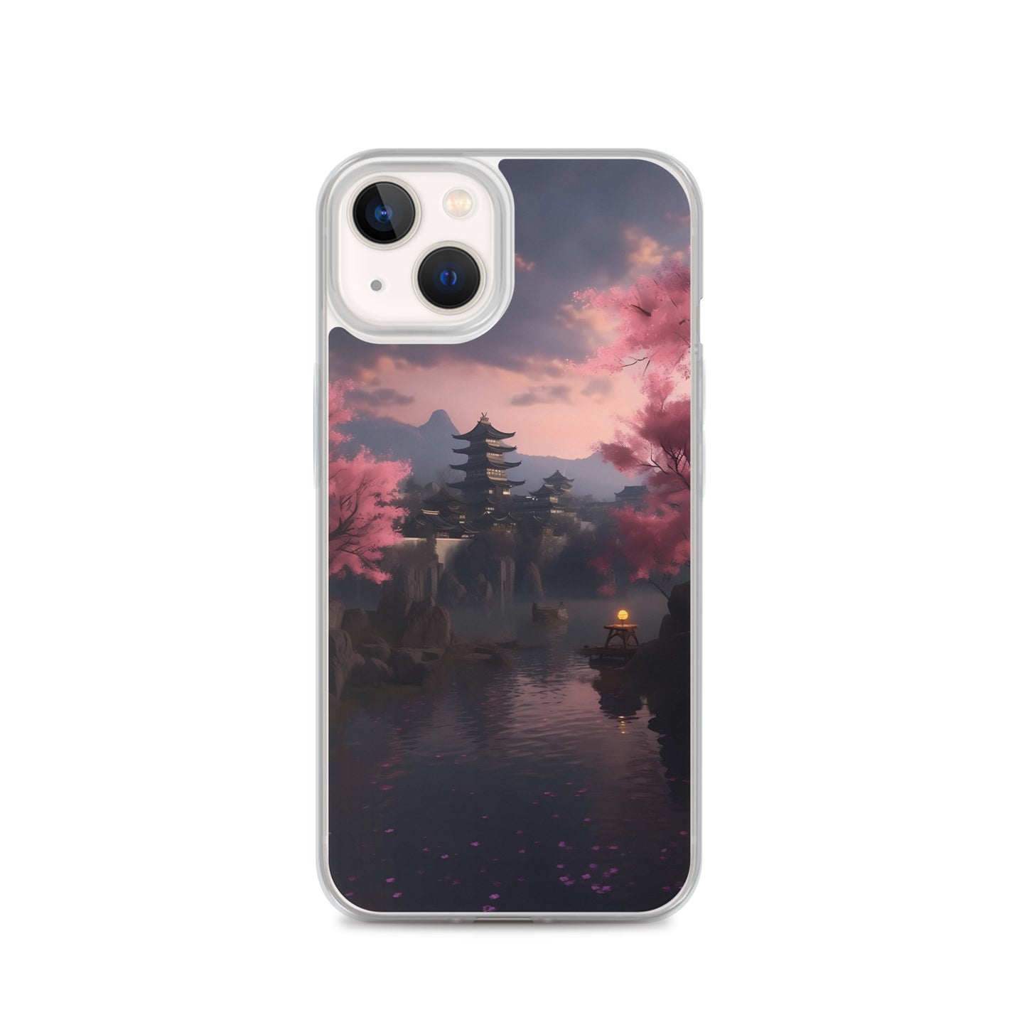 iPhone Case - Cherry Blossoms on Lake
