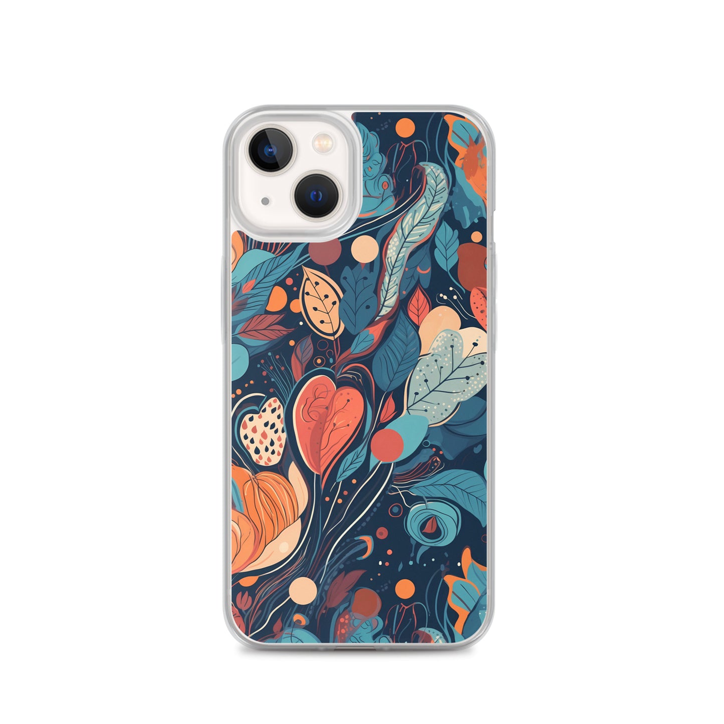 iPhone Case -  Whimsical Leaf Pattern
