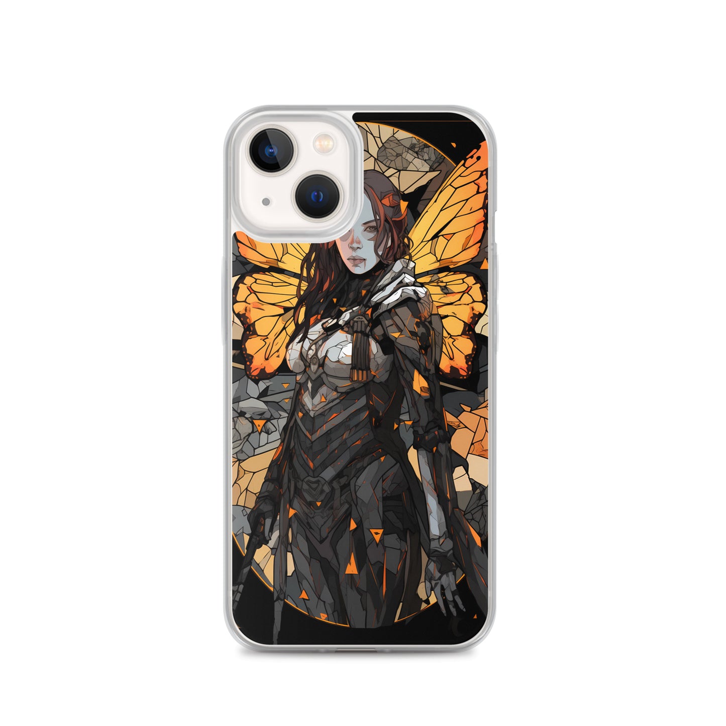 iPhone Case - Winged Woman Stained Glass