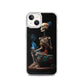 iPhone Case - Dream Smoke Seated Skeleton