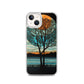 iPhone Case - Moon & Tree Stained Glass