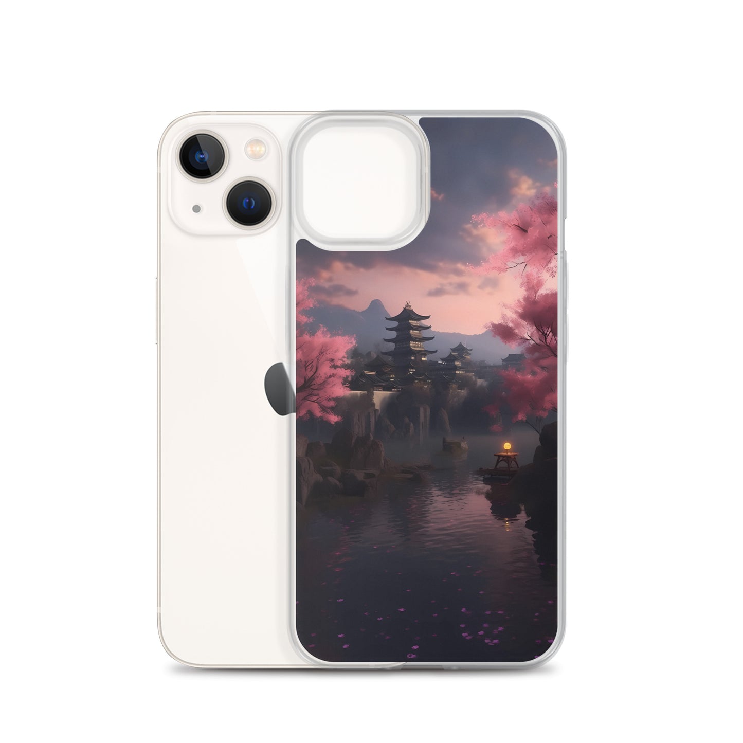iPhone Case - Cherry Blossoms on Lake