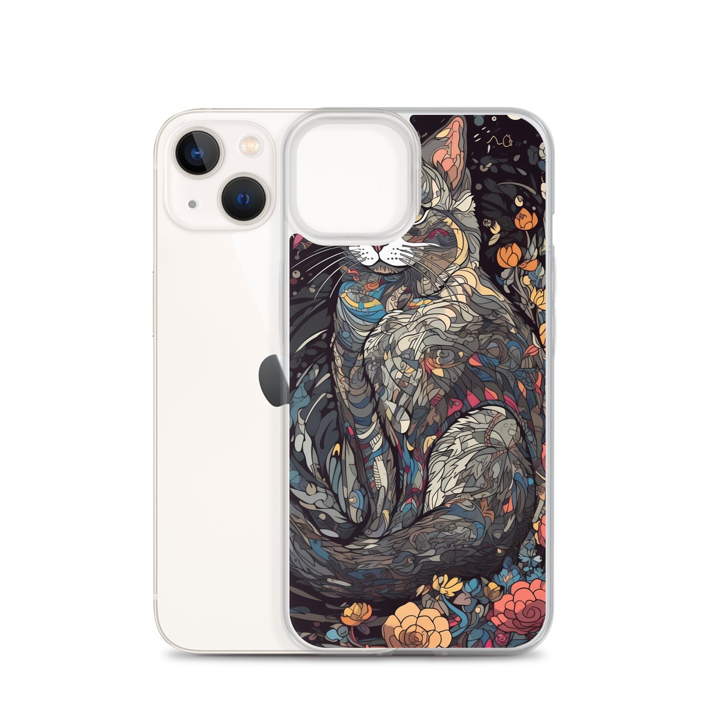 iPhone Case - Gray Cat Garden