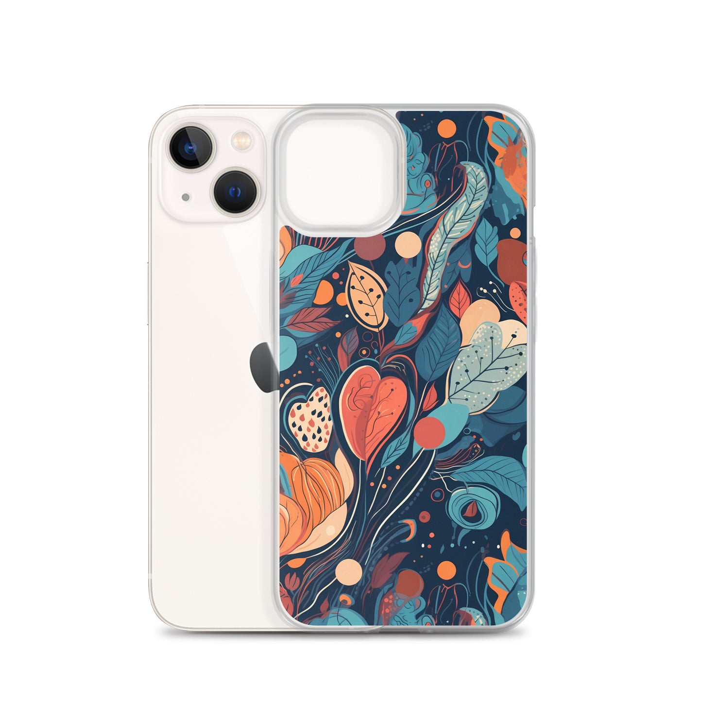 iPhone Case -  Whimsical Leaf Pattern