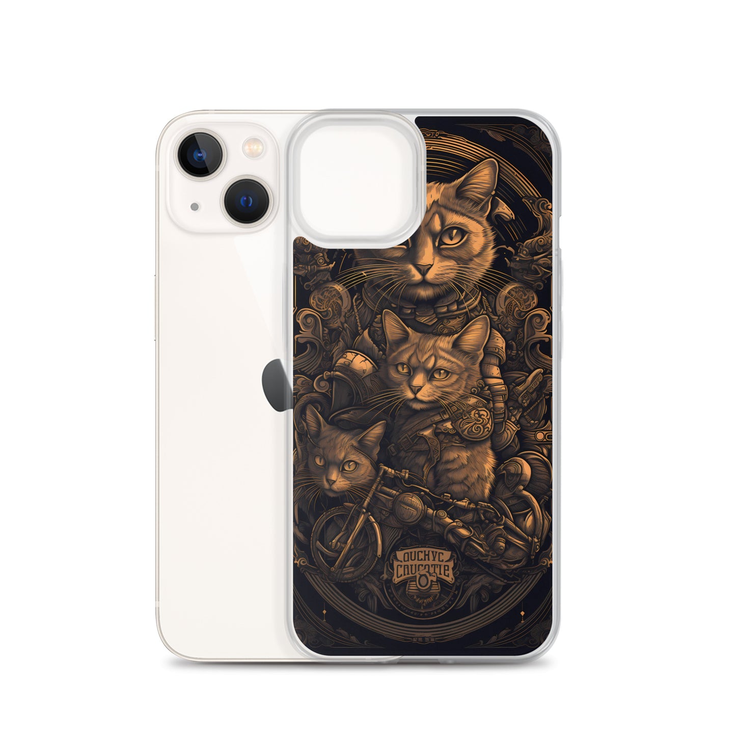 iPhone Case - Dieselpunk Cat Print