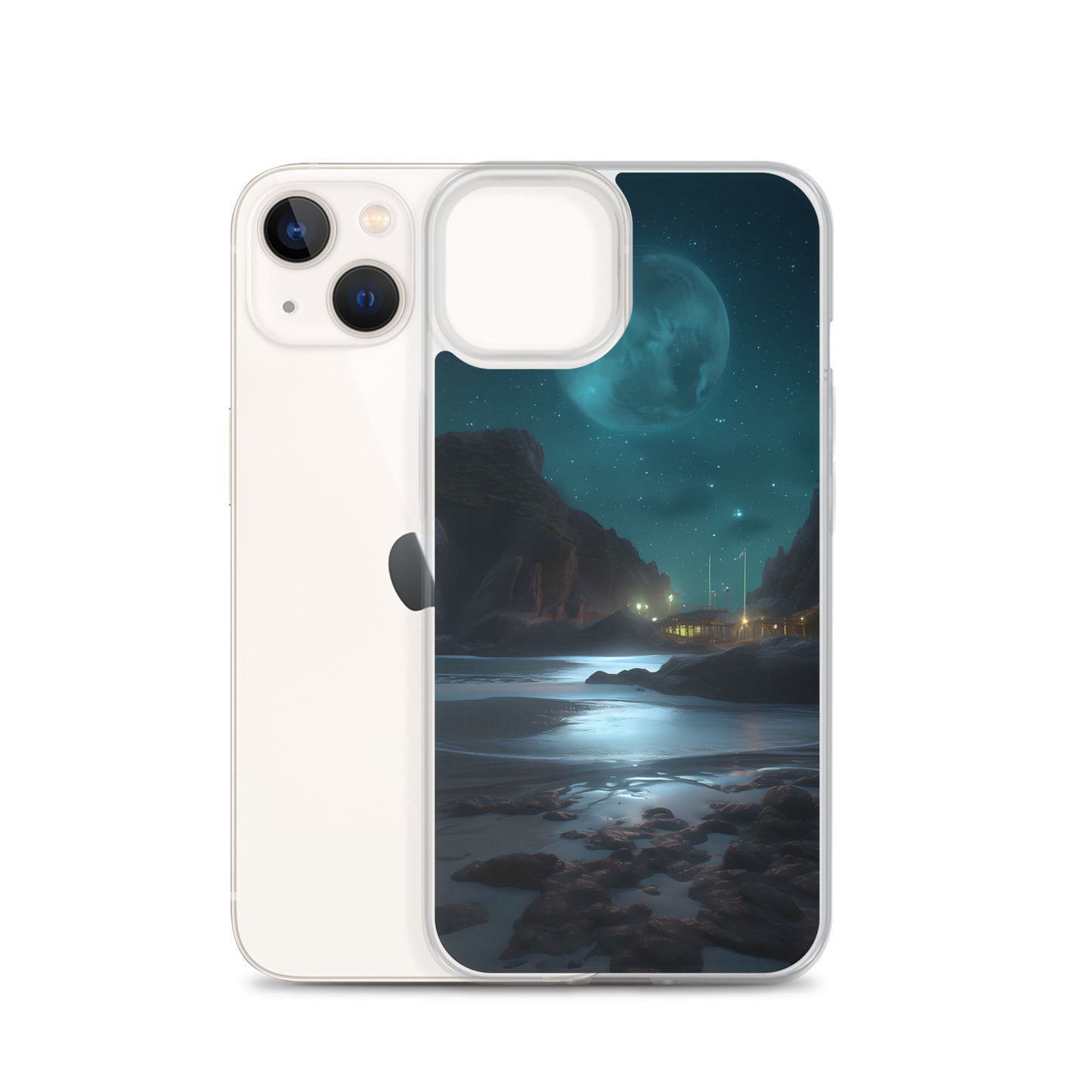 iPhone Case - Moonlit Coastal