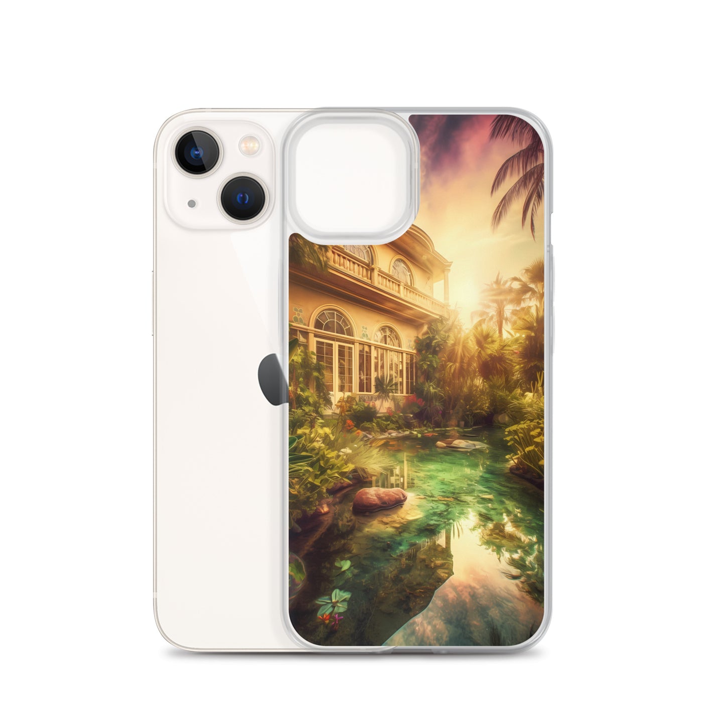iPhone Case - Tropical Villa at Dusk