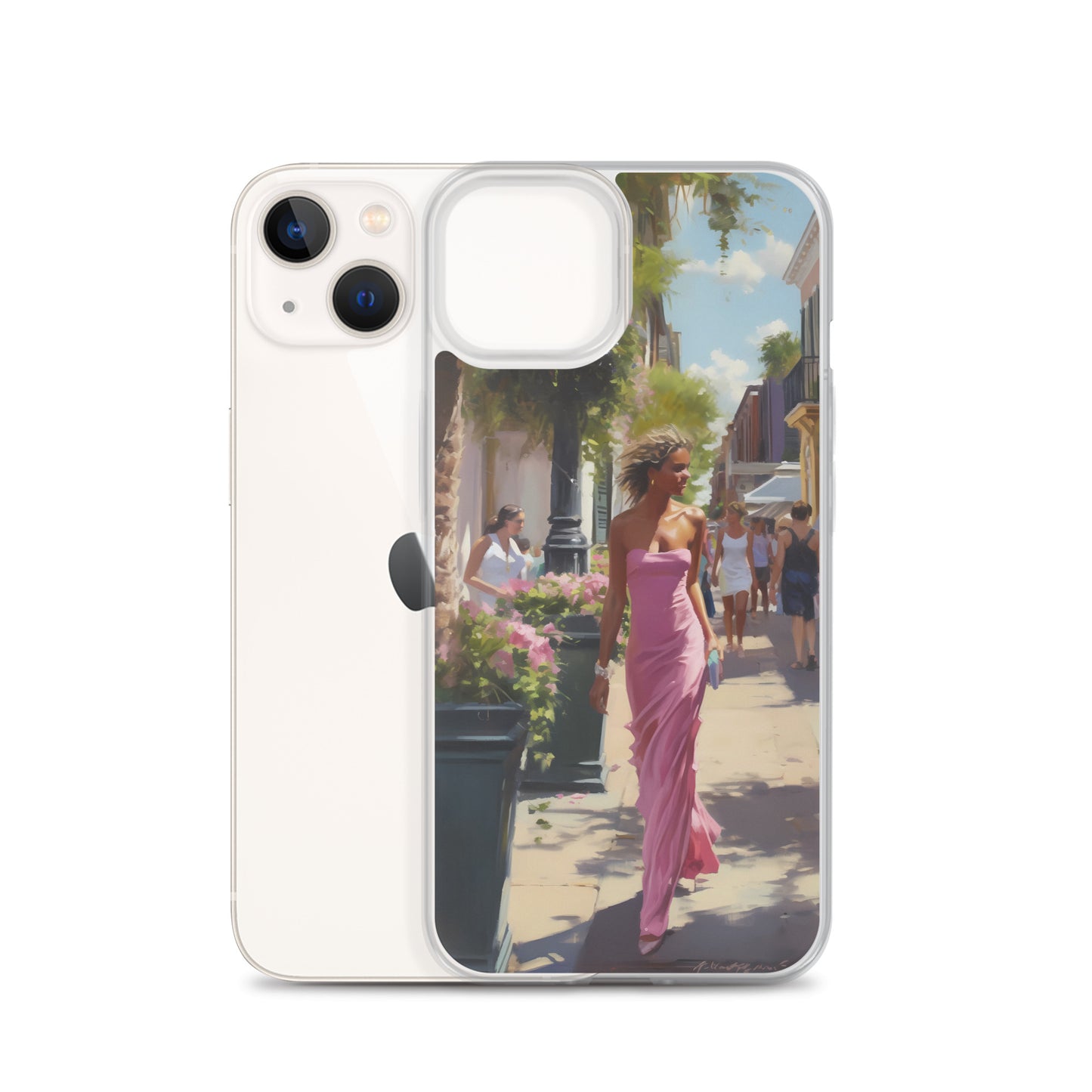 iPhone Case - Pink Lady in the City