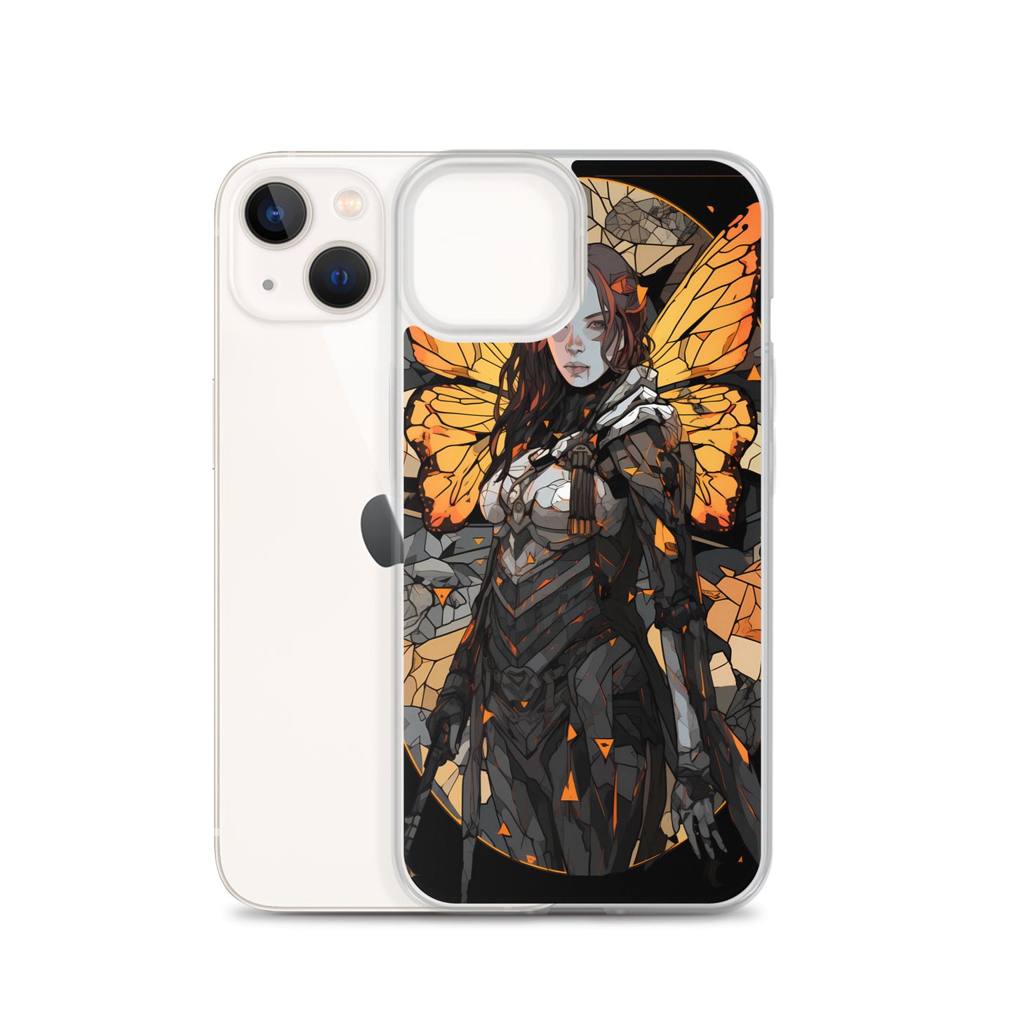 iPhone Case - Winged Woman Stained Glass