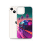 iPhone Case - Synthwave Sunset Sports Car