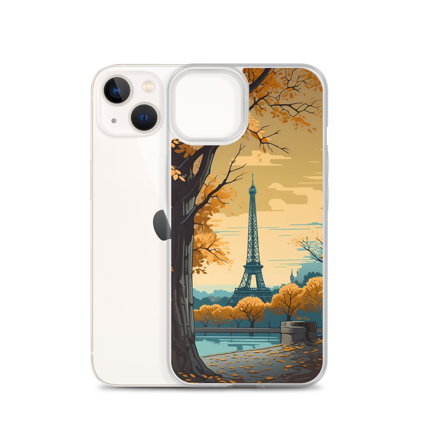 iPhone Case - Golden Eiffel Tower