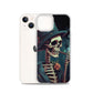 iPhone Case - Cryptidcore Skeleton Smoker