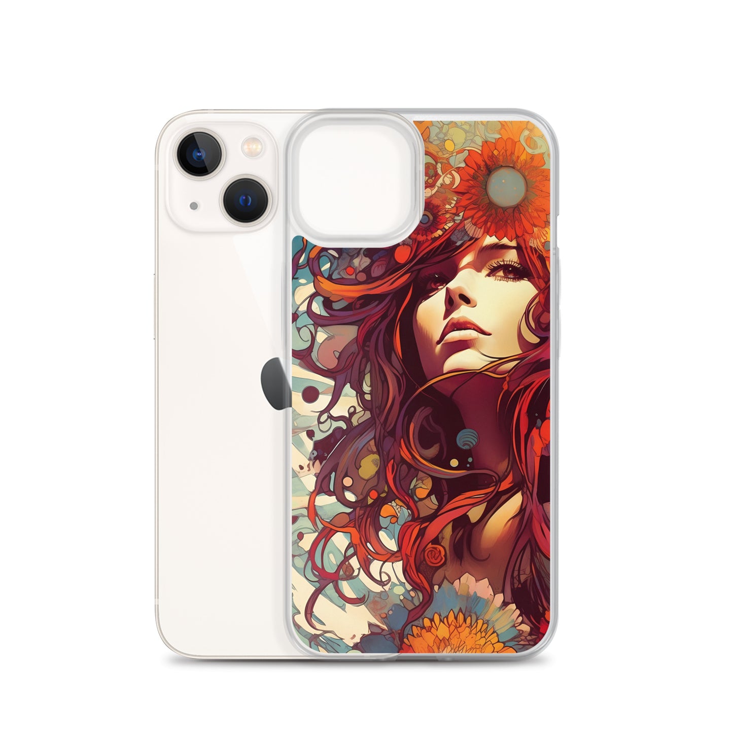 iPhone Case - Flower Immersed Woman
