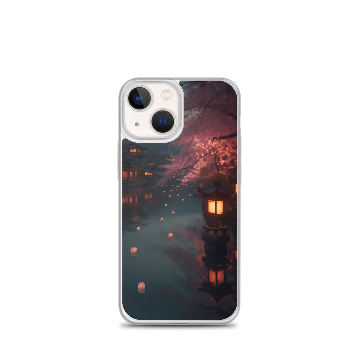 iPhone Case - Cherry Blossoms and Lanterns