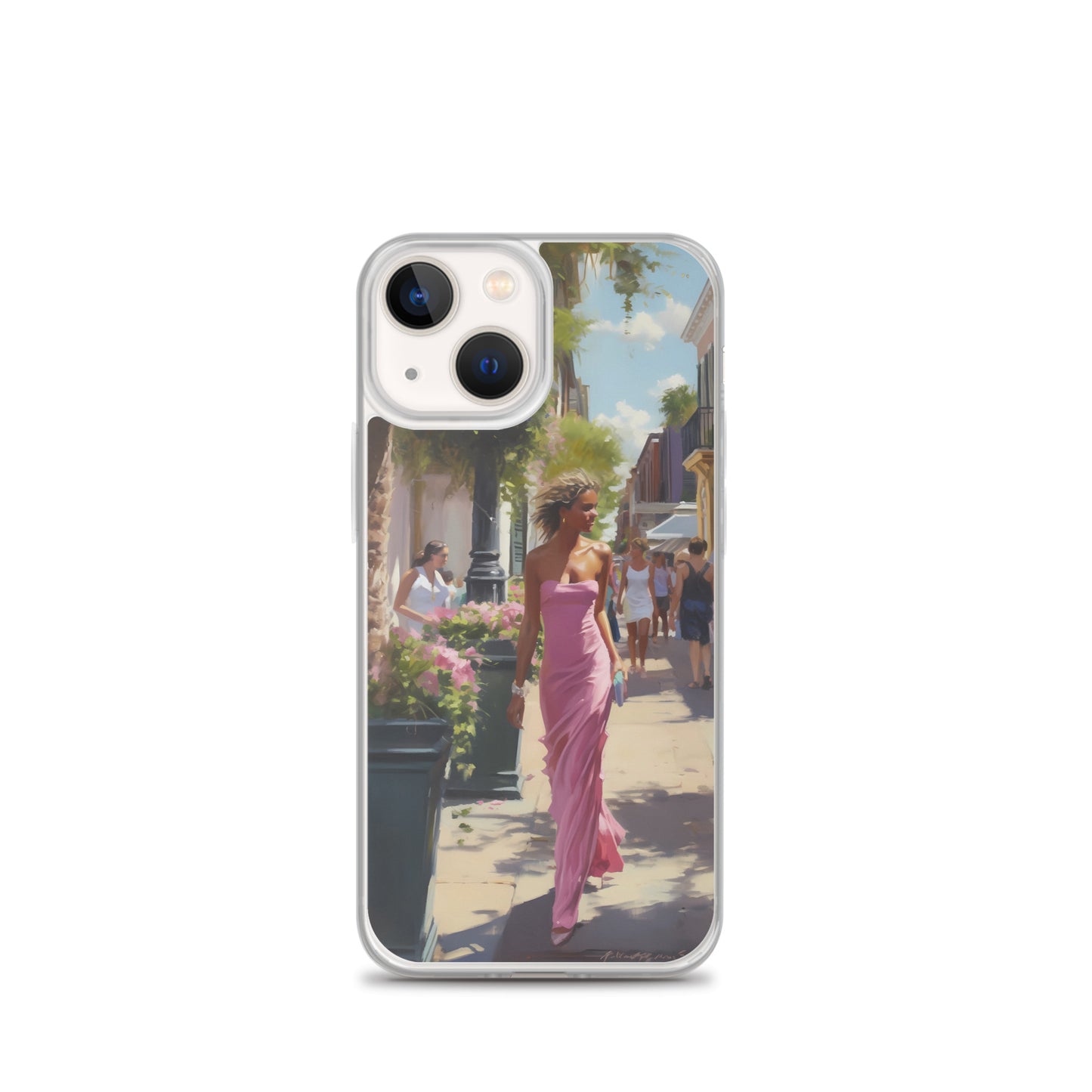 iPhone Case - Pink Lady in the City