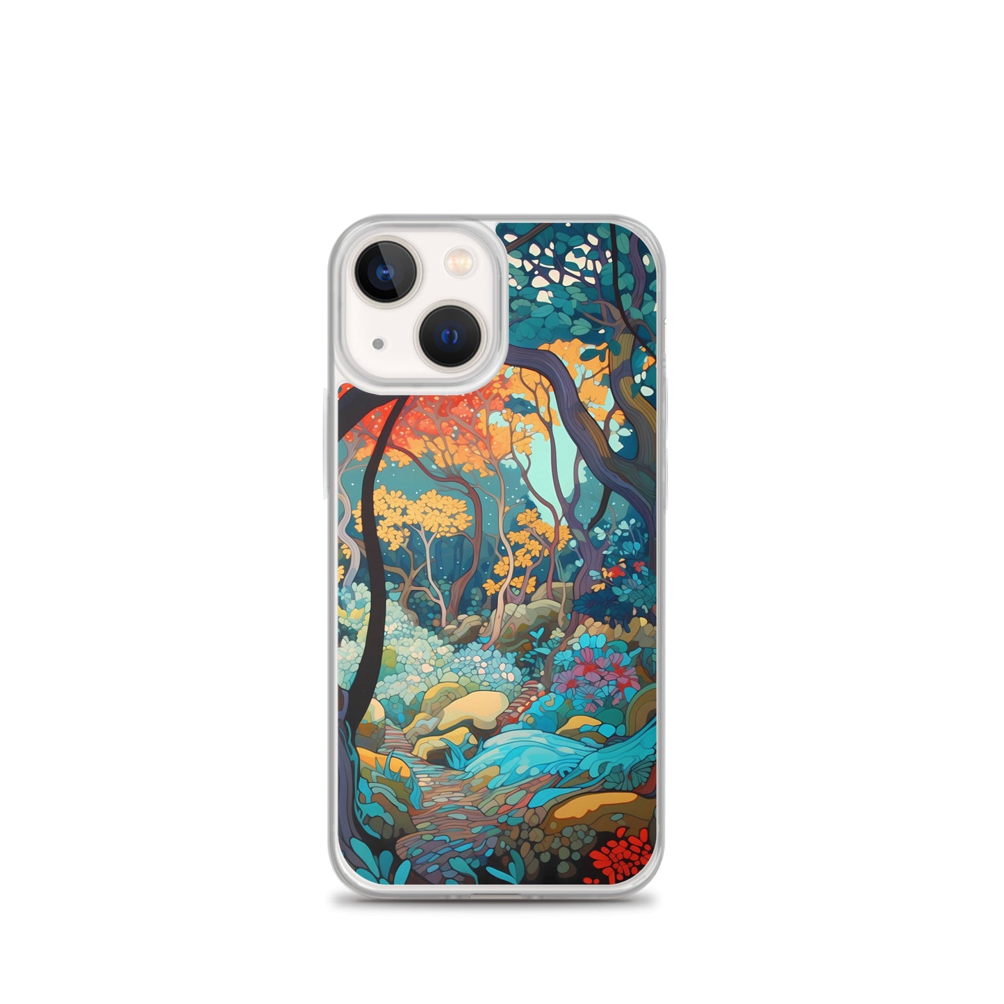 iPhone Case - Colorful Tree Landscape