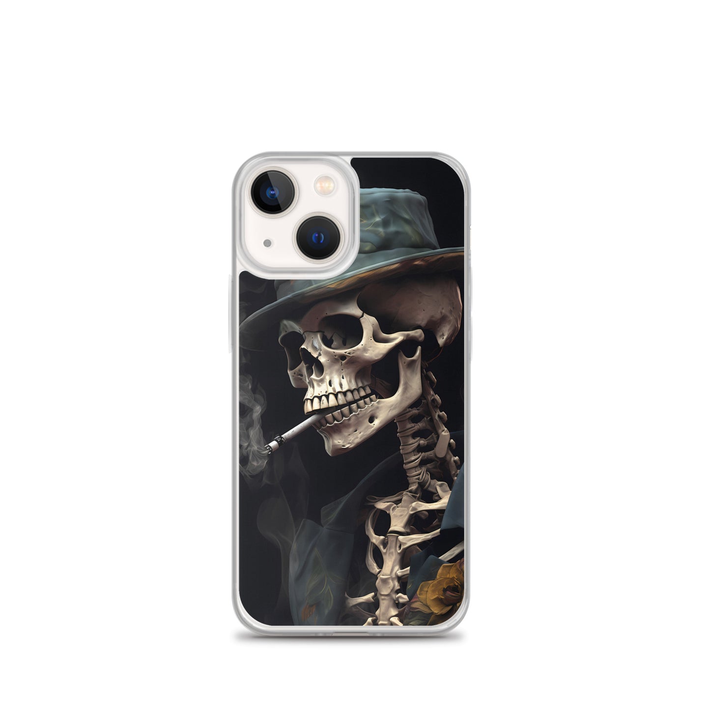iPhone Case - Gentleman Smoking Skeleton