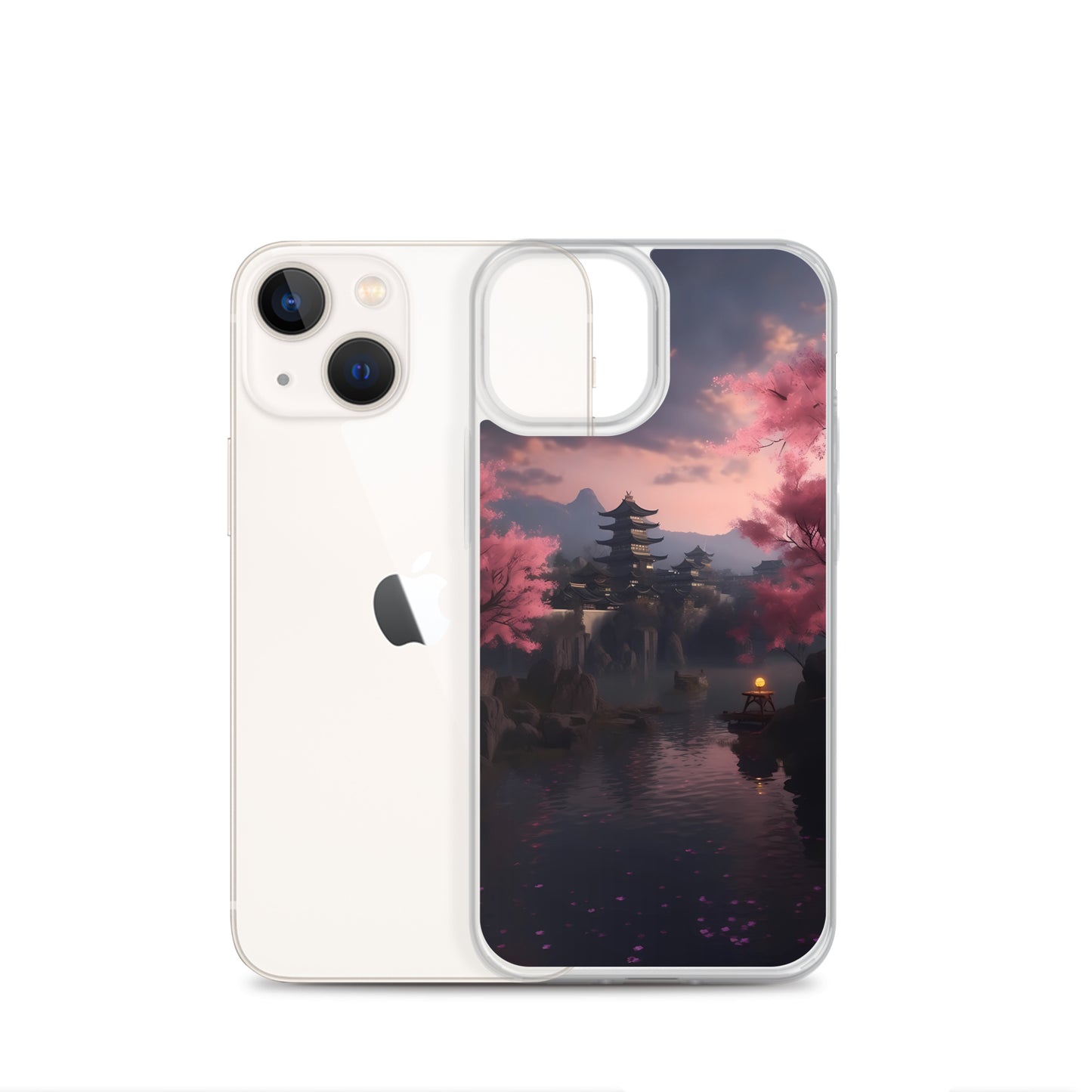 iPhone Case - Cherry Blossoms on Lake