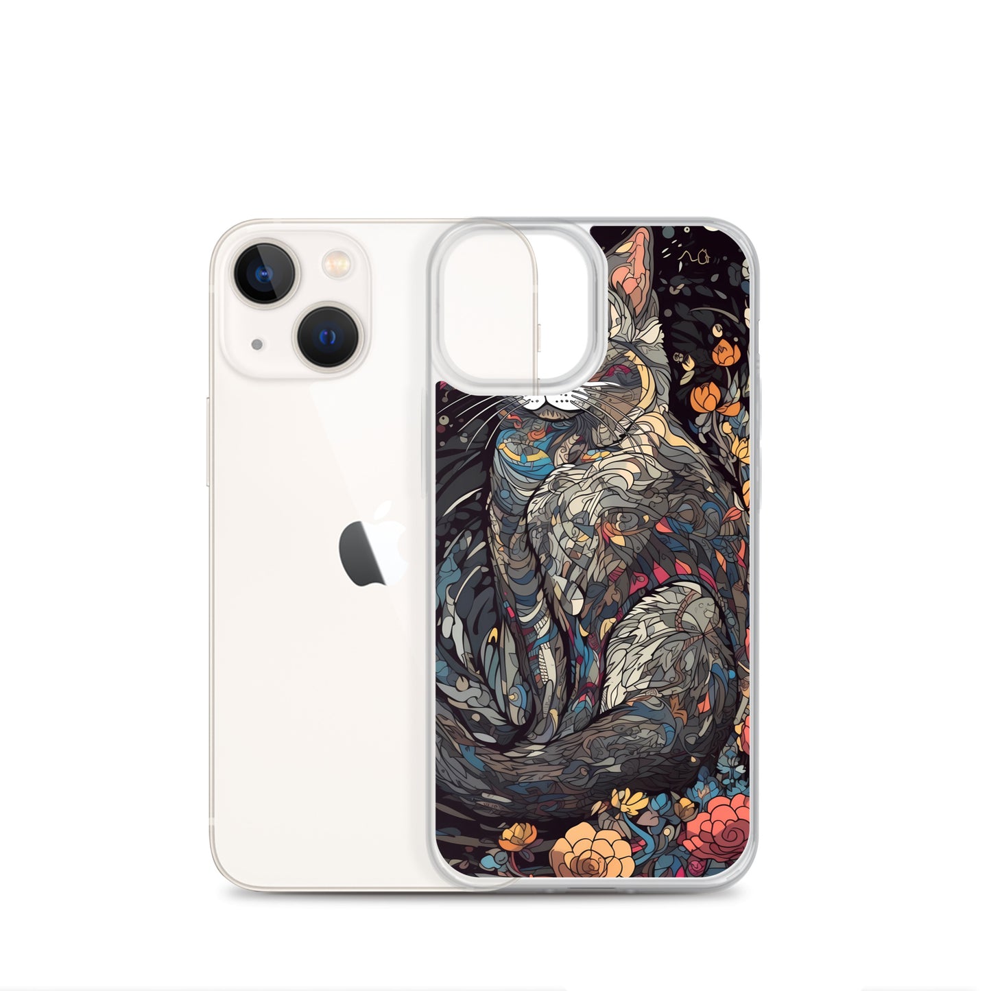 iPhone Case - Gray Cat Garden