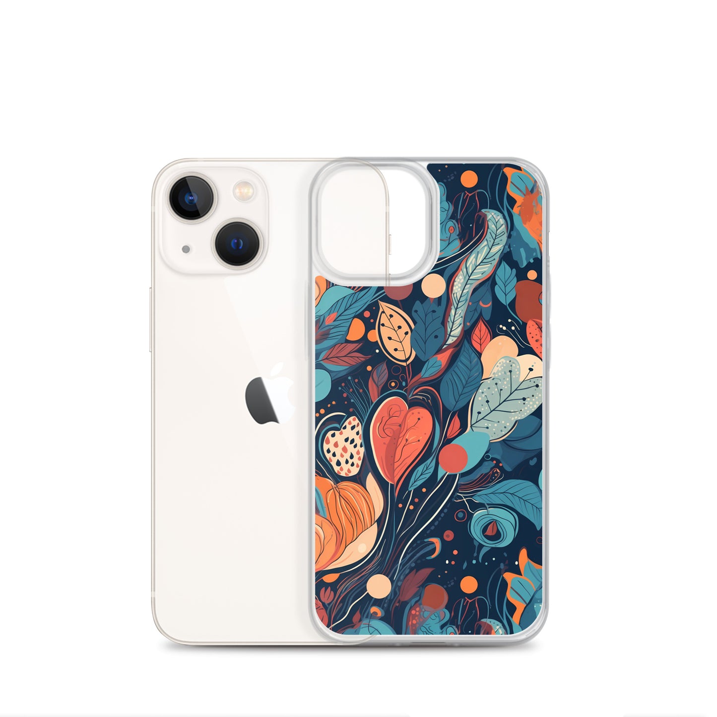 iPhone Case -  Whimsical Leaf Pattern