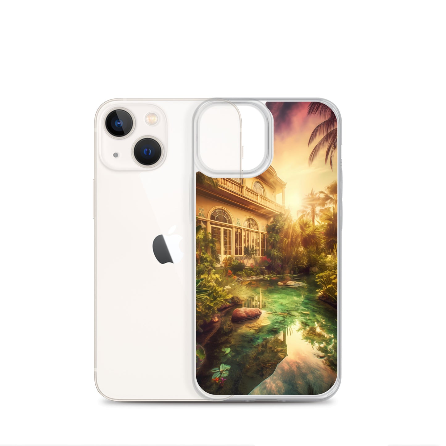 iPhone Case - Tropical Villa at Dusk