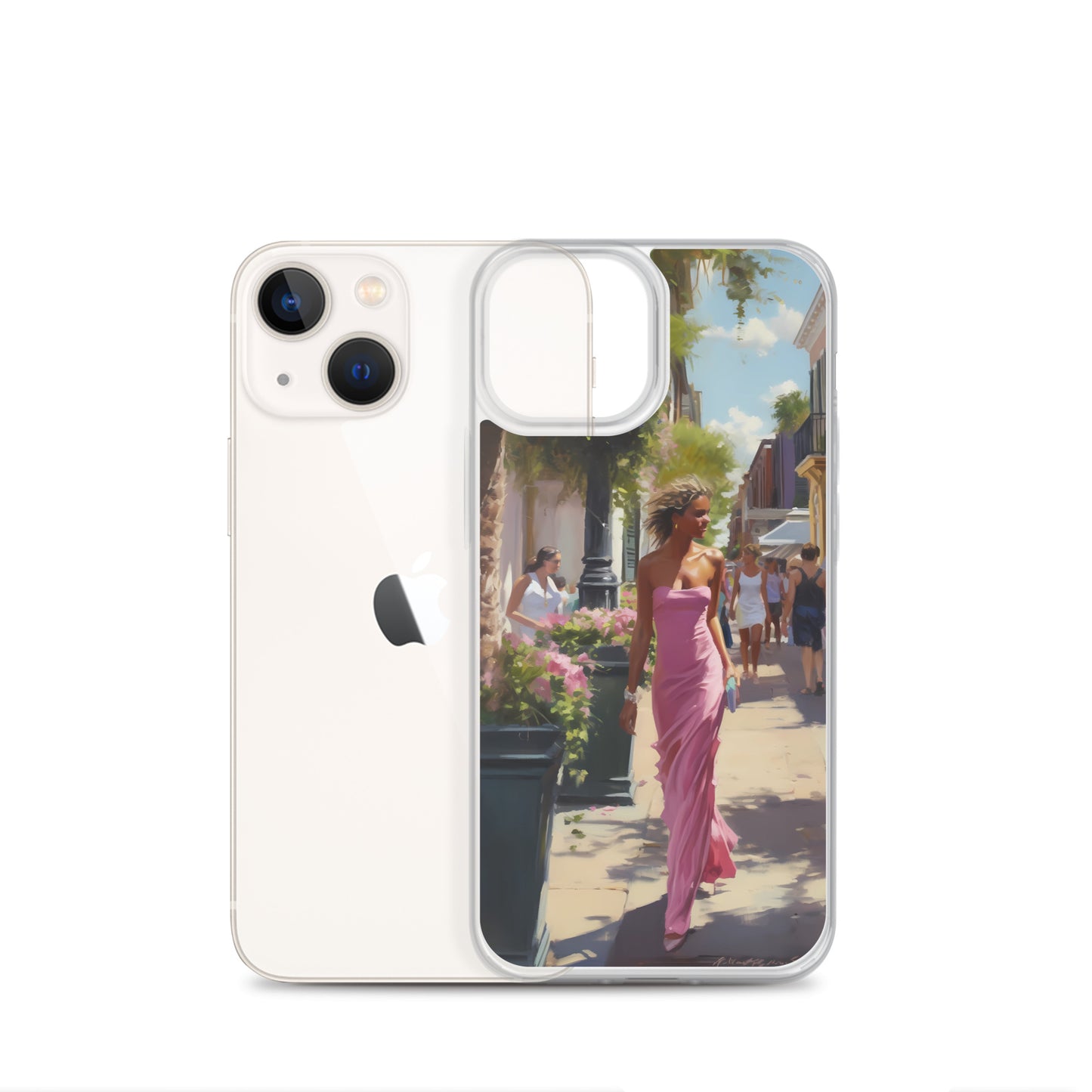 iPhone Case - Pink Lady in the City