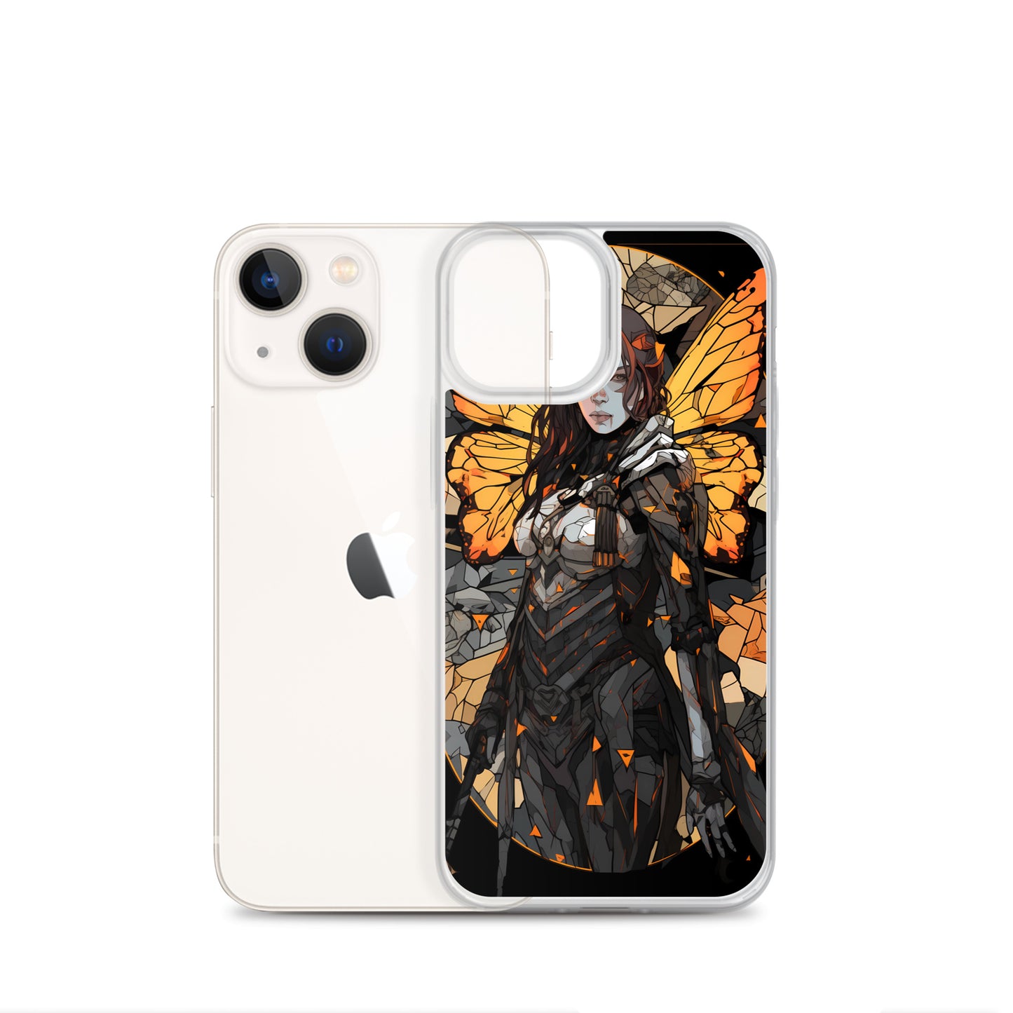 iPhone Case - Winged Woman Stained Glass